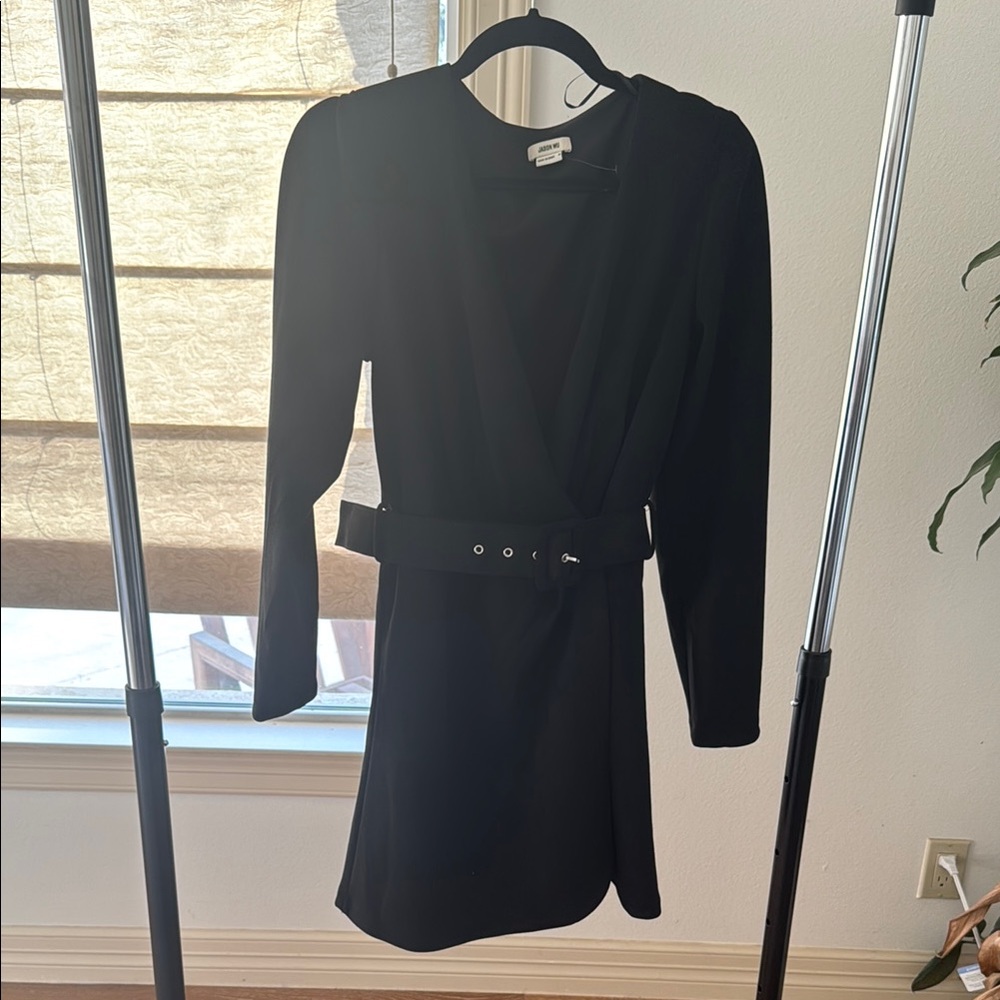 Jason Wu Black Long Sleeve Sheath Dress for Cocktail